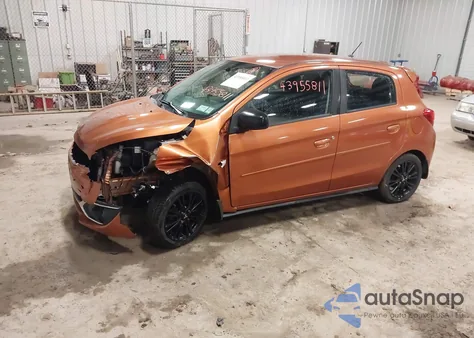 2019 Mitsubishi Mirage Le из США, поврежденный, VIN ML32A5HJ2KH002095